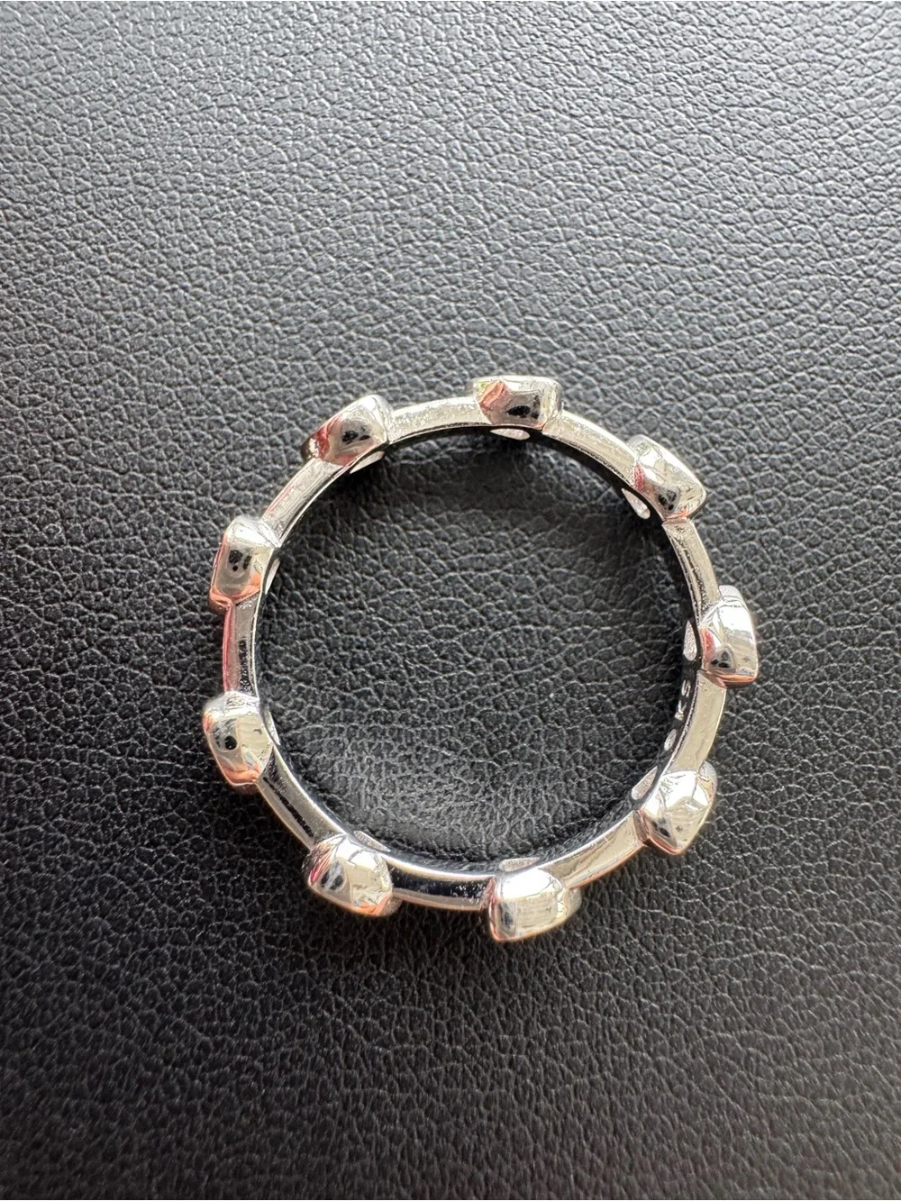 Kendra Scott Arden Silver & White Crystal Eternity Ring